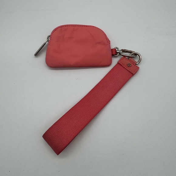 Lululemon Pink Mist Zipper Wristlet - Picture 2 of 3